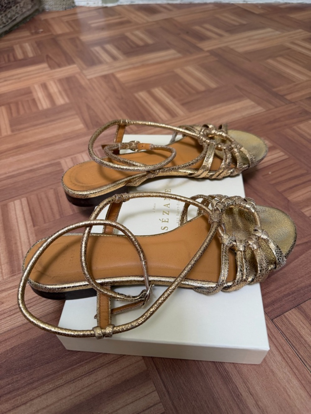 Sezane GLORIA LOW SANDALS size 8 - Picture 12 of 12